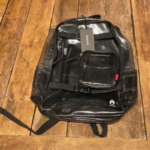 Brand New Nixon Smith clear backpack